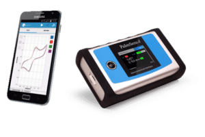 PalmSens4 portable potentiostat with PStouch